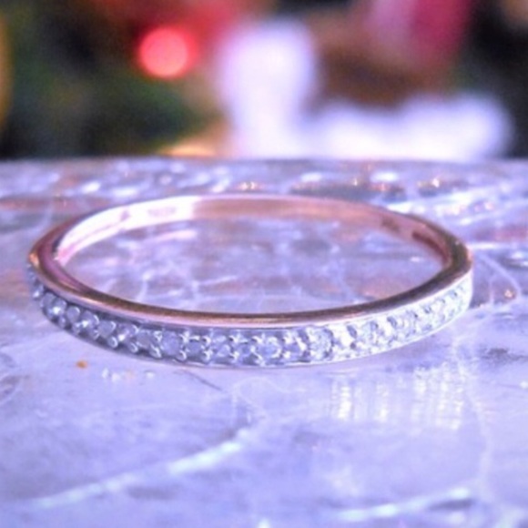 MERAKi Diamonds Jewelry - $437 Natural Diamond 10K Gold Eternity Band